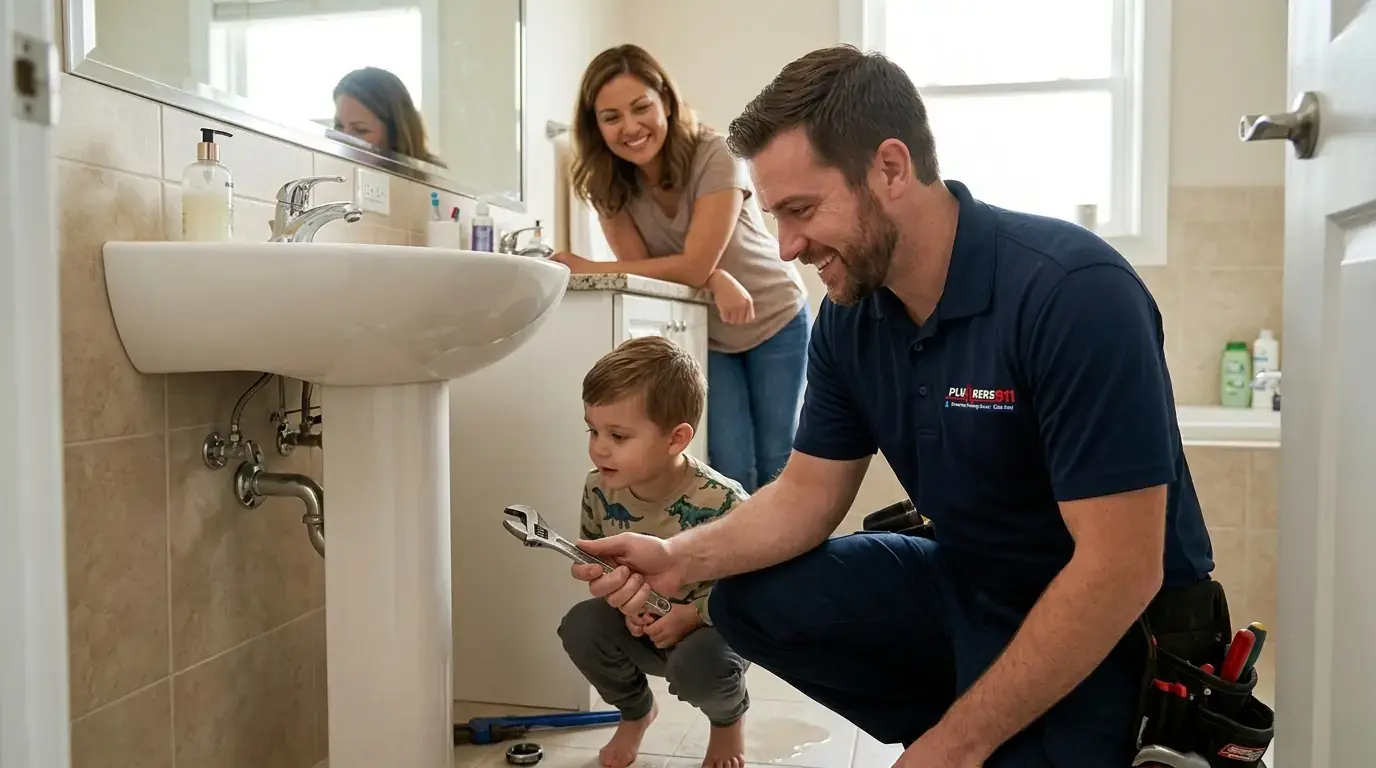 Licensed plumber at work in Morris, IL